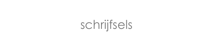 
schrijfsels

